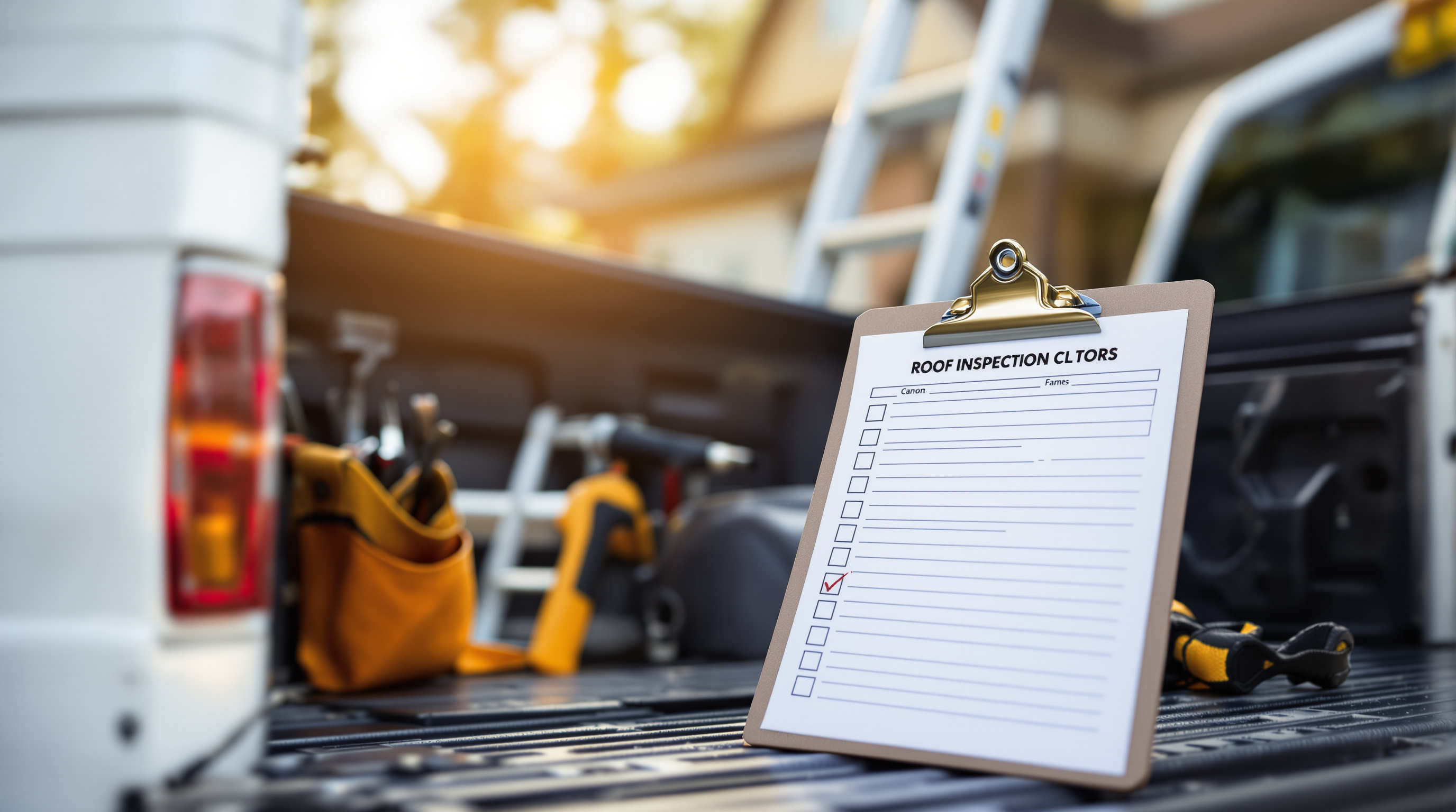 Southern Roofing Systems crew member performing a free roof inspection on a residential home in Mobile Alabama, examining architectural shingle condition, flashing integrity, and attic deck ventilation as part of a comprehensive Gulf Coast roofing assessment for storm damage and general wear in the 66-inch annual rainfall climate of South Alabama